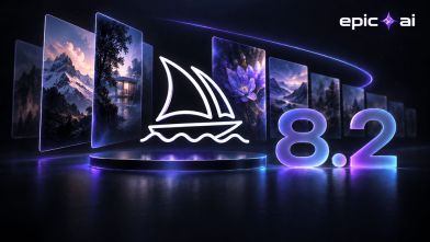 Midjourney в EpicAI обновлена до версии 8.2