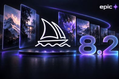 Midjourney в EpicAI обновлена до версии 8.2