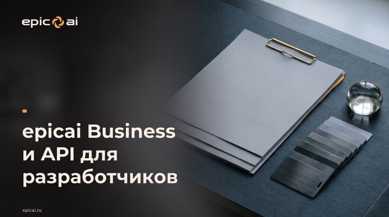 Запустили epicai Business и API для разработчиков